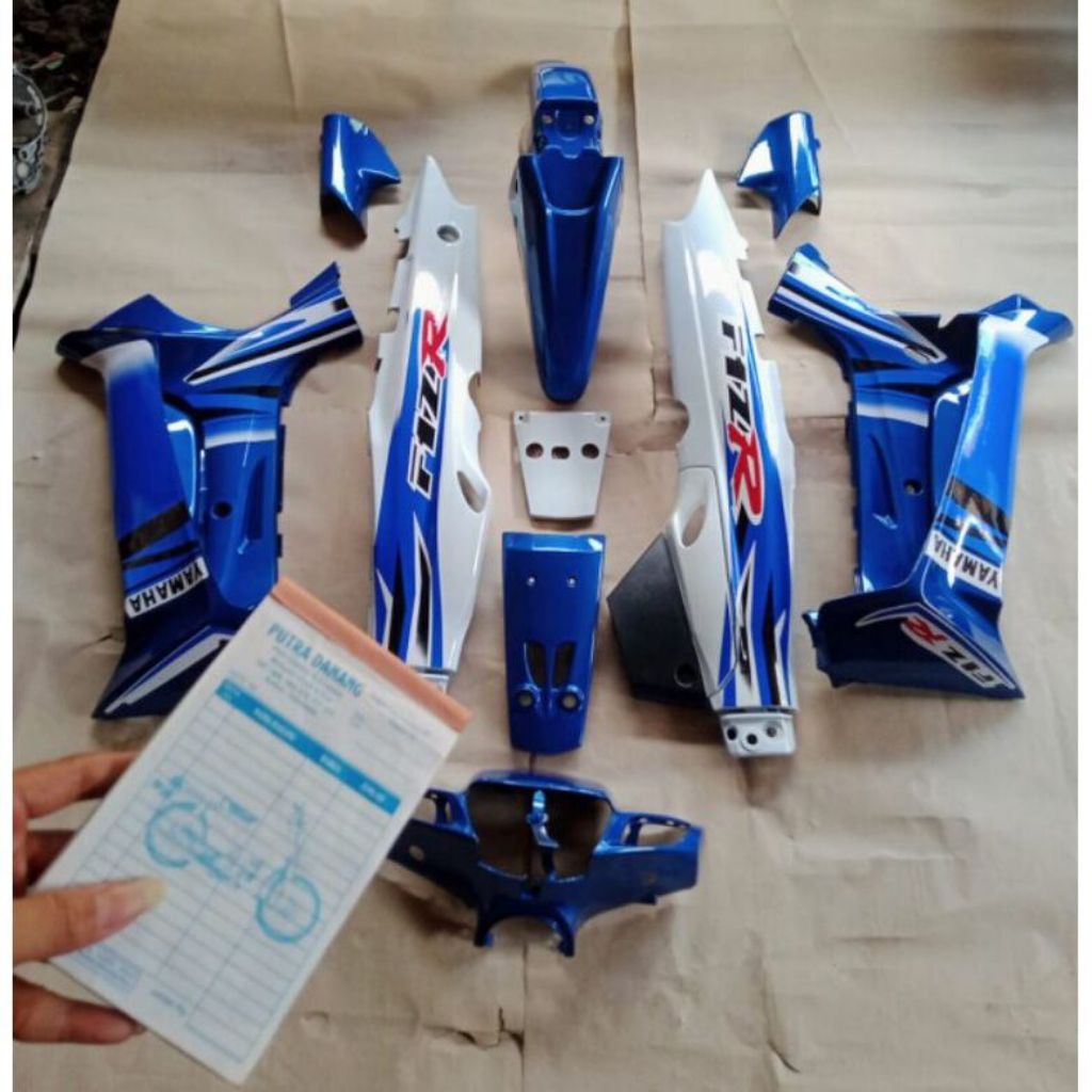 Jual Body yamaha F1zr Full Set Biru Putih Full halus