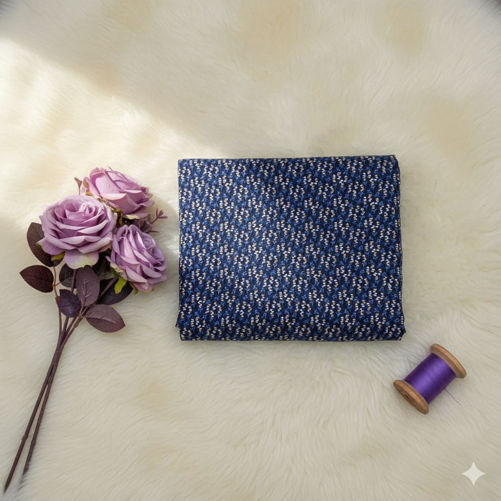 Kain Ceruty Zara Motif Bunga Kecil Premium Meteran | Bahan Dress Gamis Jilbab Tunik Zk