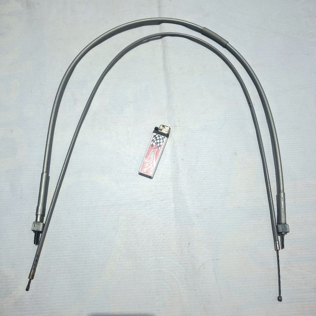 kabel gas speedometer abu abu HONDA C50 C70 PISPOT NOS Original