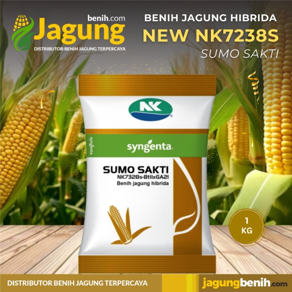 BENIH JAGUNG HIBRIDA NK SUMO SAKTI KEMASAN 1KG/NK SUMO SAKTI 1KG