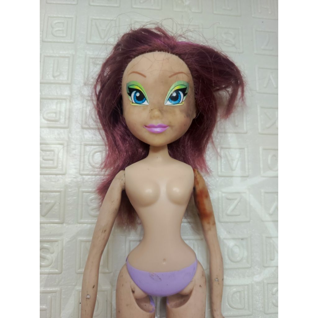 Boneka Winx club seken minus noda tangan dan kaki