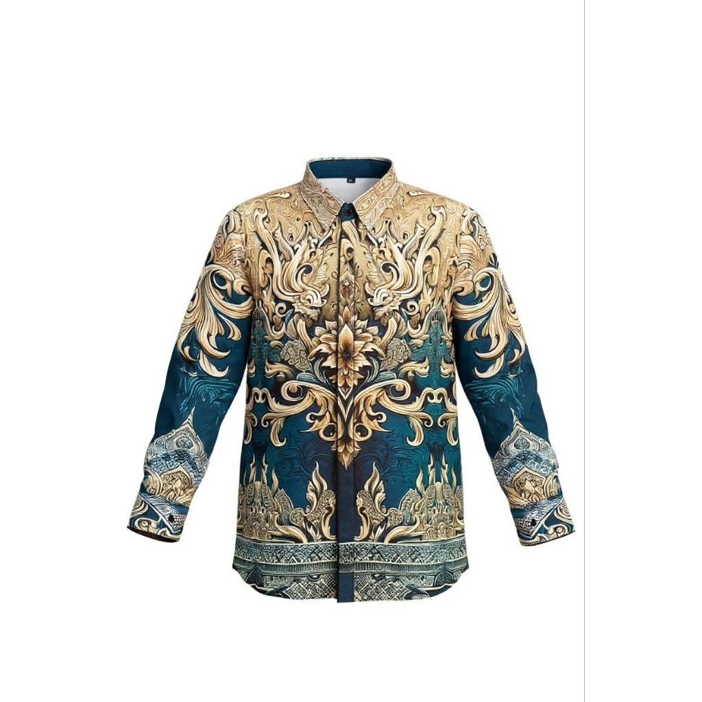 New Batik Arwinda Majesty Kemeja Batik Pakai Puring