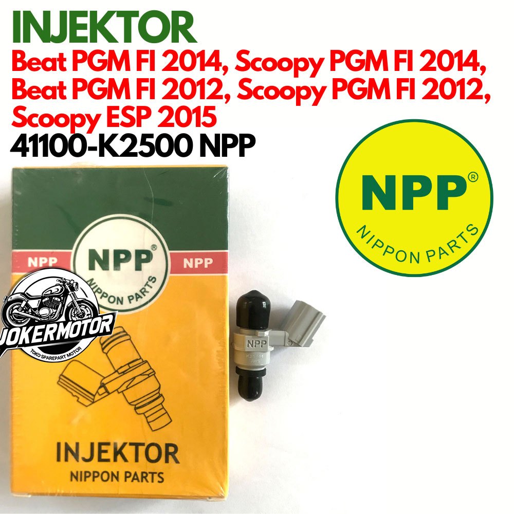 NPP ORIGINAL- INJECTOR INJEKTOR ONLY BEAT/SCOOPY PGM FI 2012-2014 SCOOPY ESP 2015 41100-K2500
