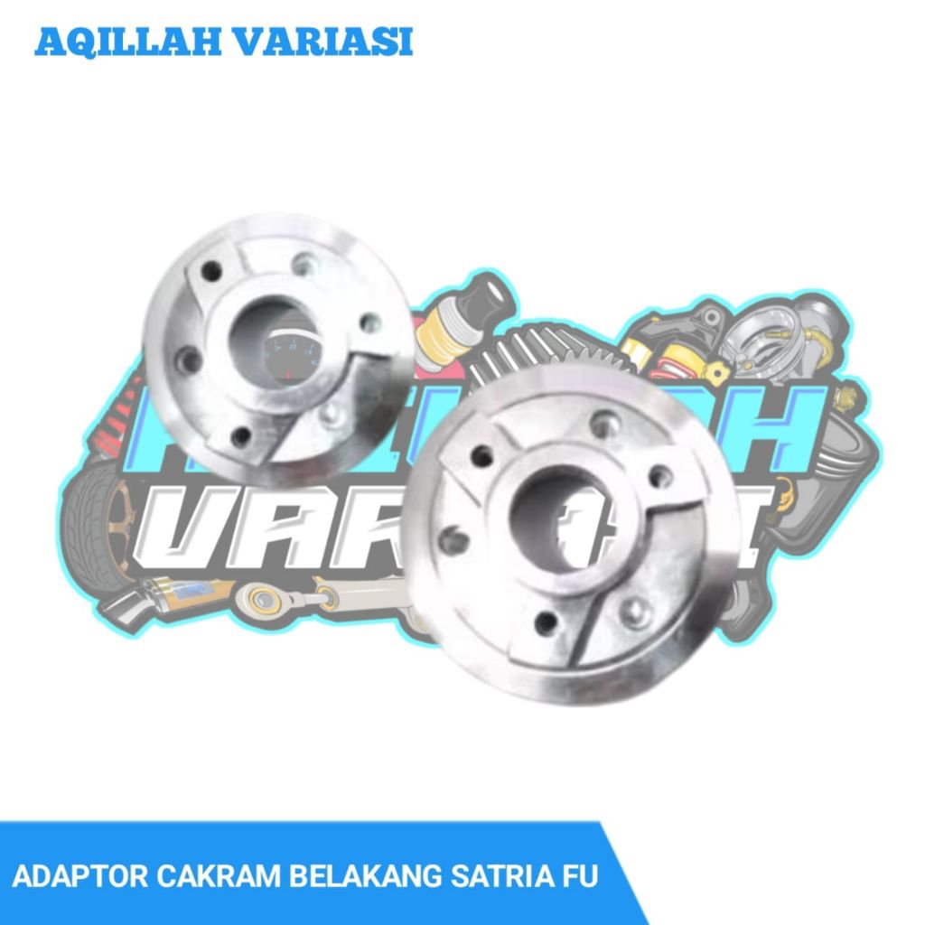Adaptor Cakram Belakang Satria FU Plendes Cakram Satria FU Varian Tromol Kecil dan Tromol Besar Aqil