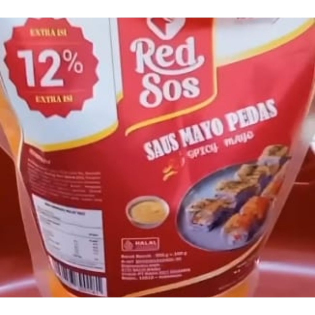 Red Sos Saus Mayo Pedas/ Saus Mentai