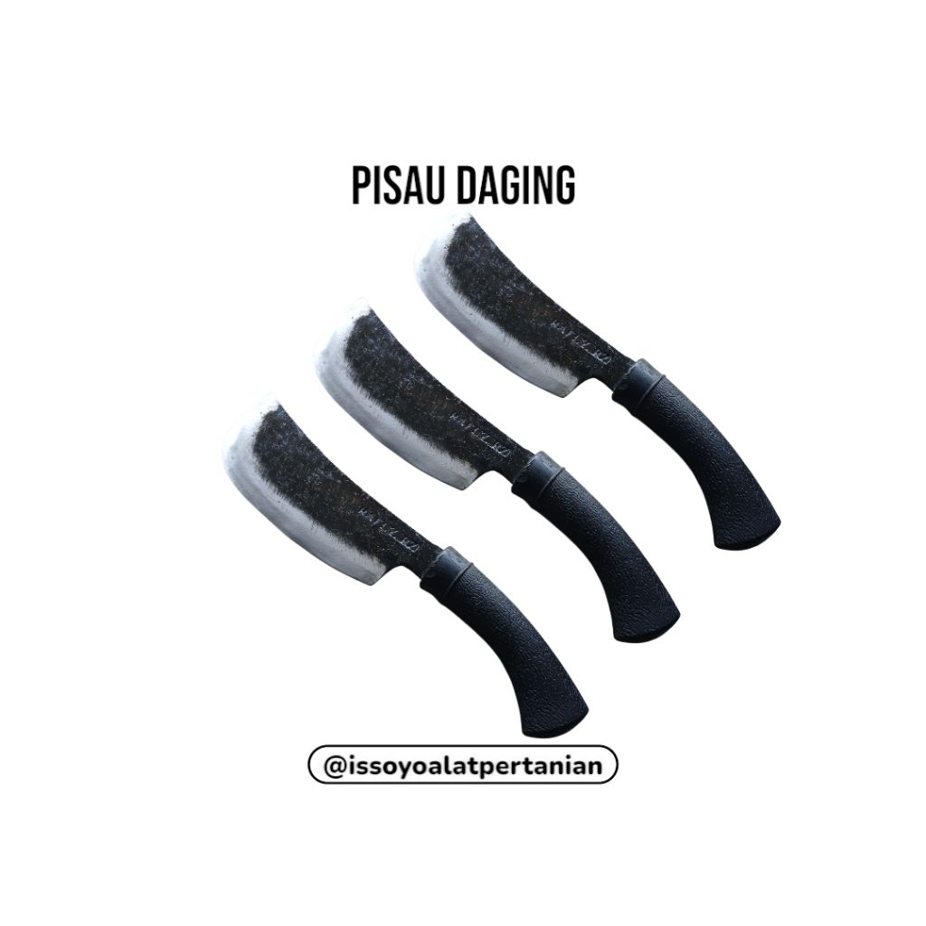 Pisau dapur pisau daging pisau cacah tulang daging pisau dapir baja asli per baja pisau daging pisau