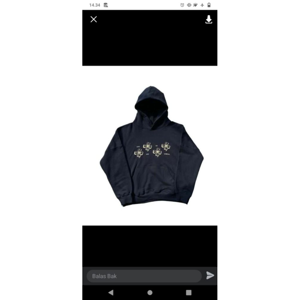 hoodie praedae navy