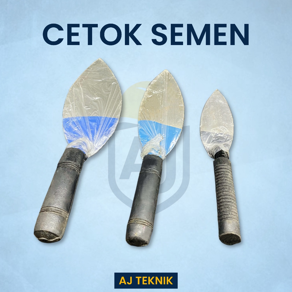 Sendok Semen / Cetok Gagang Karet - Galur / Sekop Taman Mini