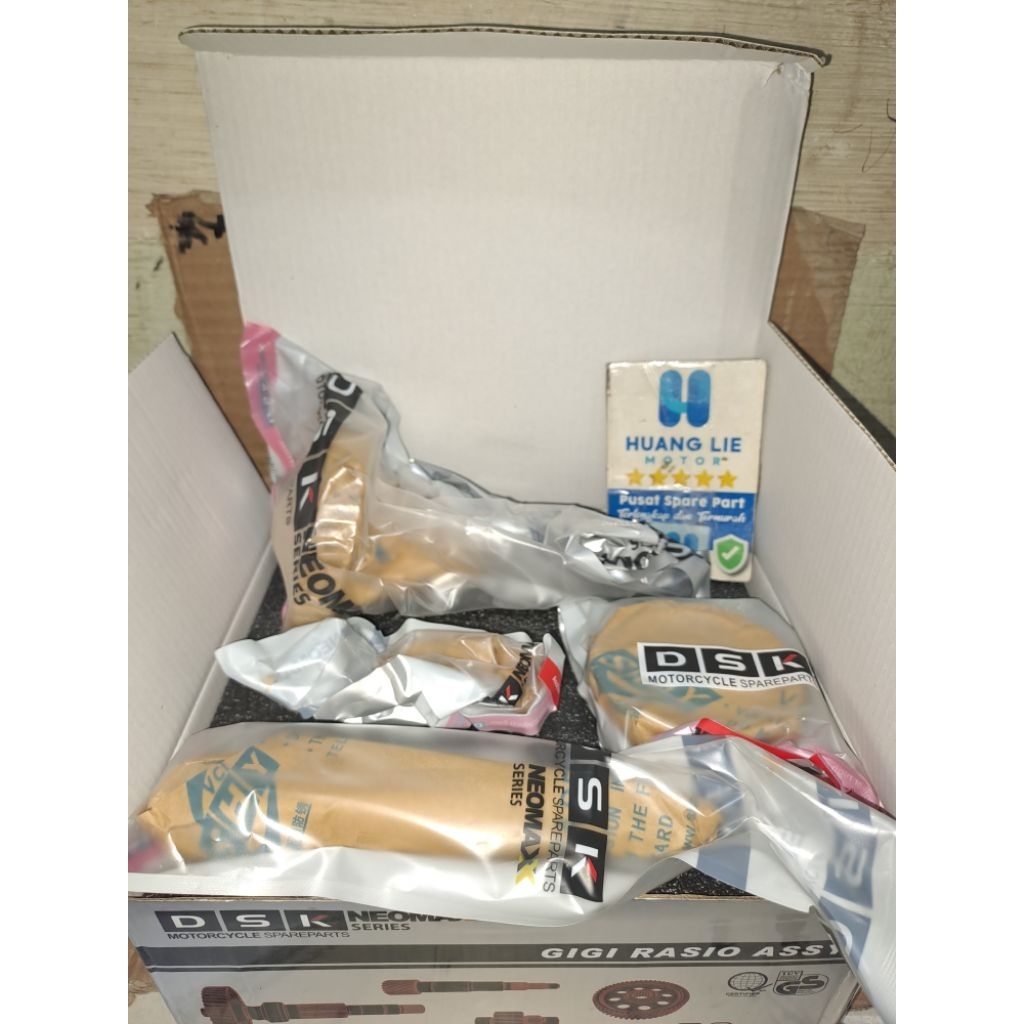 transmisi set/ gear box rasio set beat fi dsk