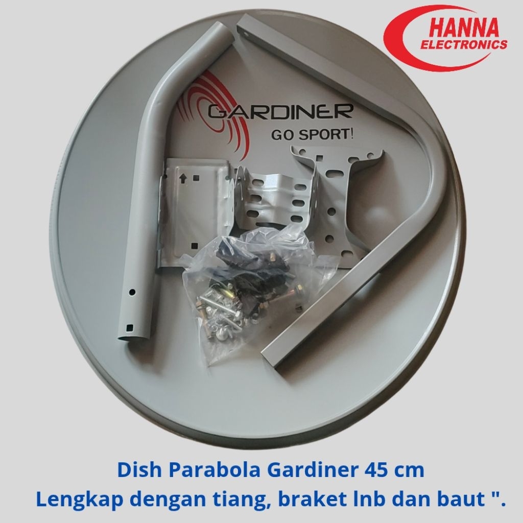 Dish parabola K-Vision 45 cm tanpa kabel dan lnb