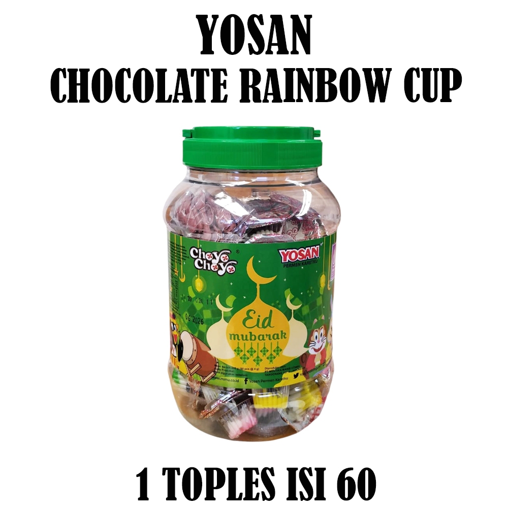 YOSAN CHOYO CHOYO RAINBOW CUP TOPLES ISI 60