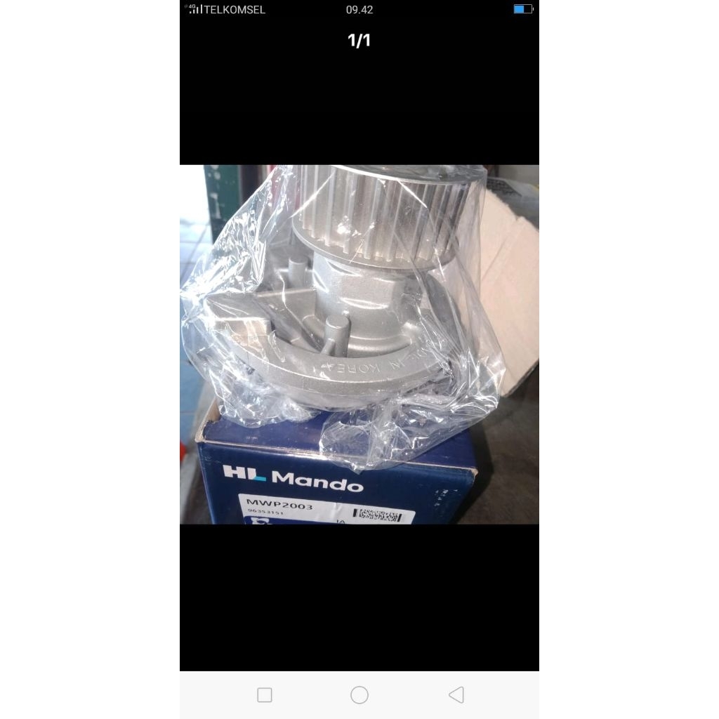 water pump chevrolet captiva bensin nfl