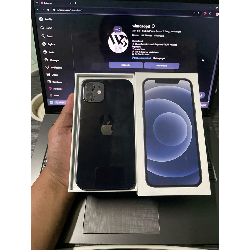 iPhone 12 128GB Second IBOX Garansi Resmi - Bekas Mulus Fullset Ori