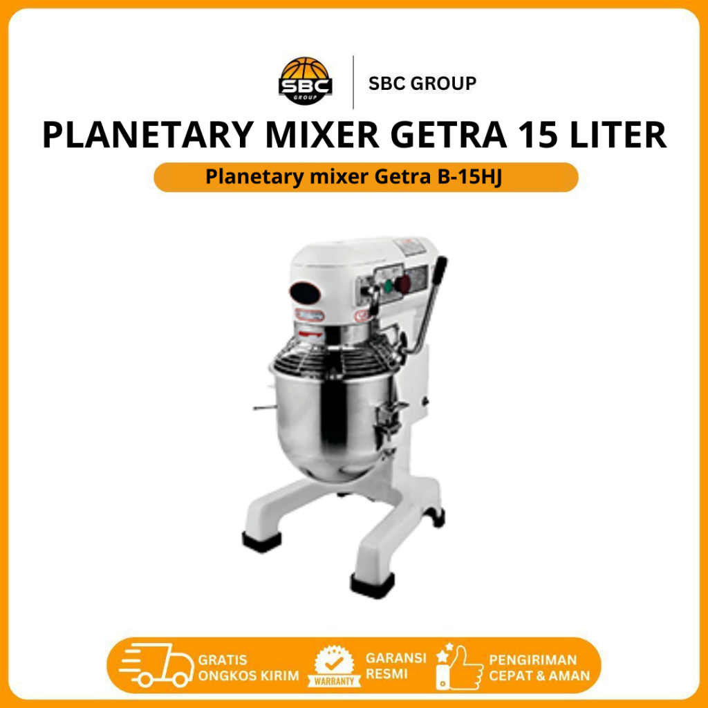 PLANETARY MIXER GETRA B-15HJ 15L
