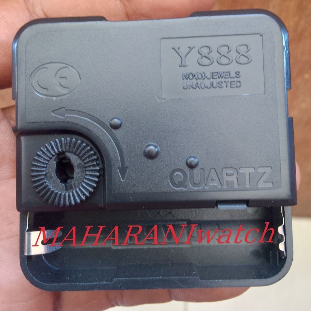 mesin jam dinding edison Y888 steep/detak