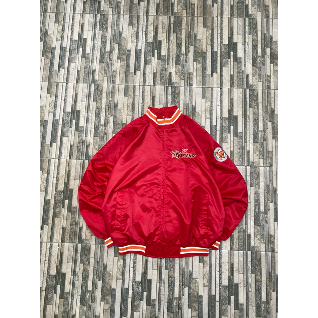 varsity satin SK Wyverns