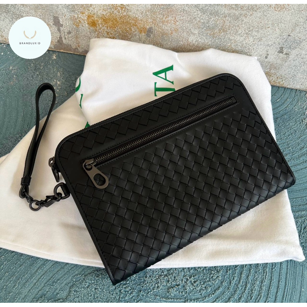 Bottega Interacio Clutch Nero