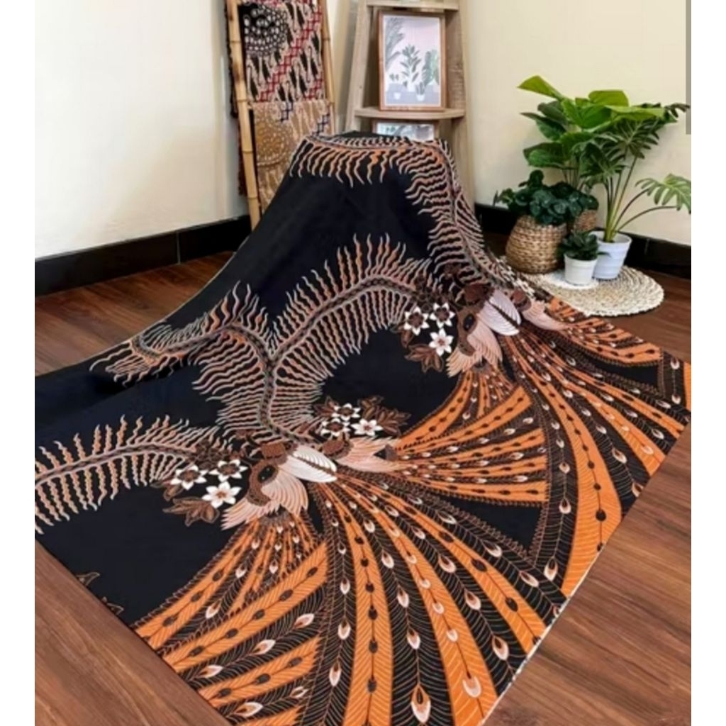 Kain Batik Katun Premium Motif Burung Merak