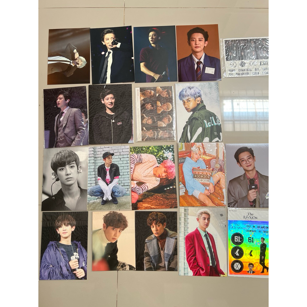 official postcard chanyeol exo planet #3 exordium dot #5 exploration lucky one #4 elyxion dot exolux