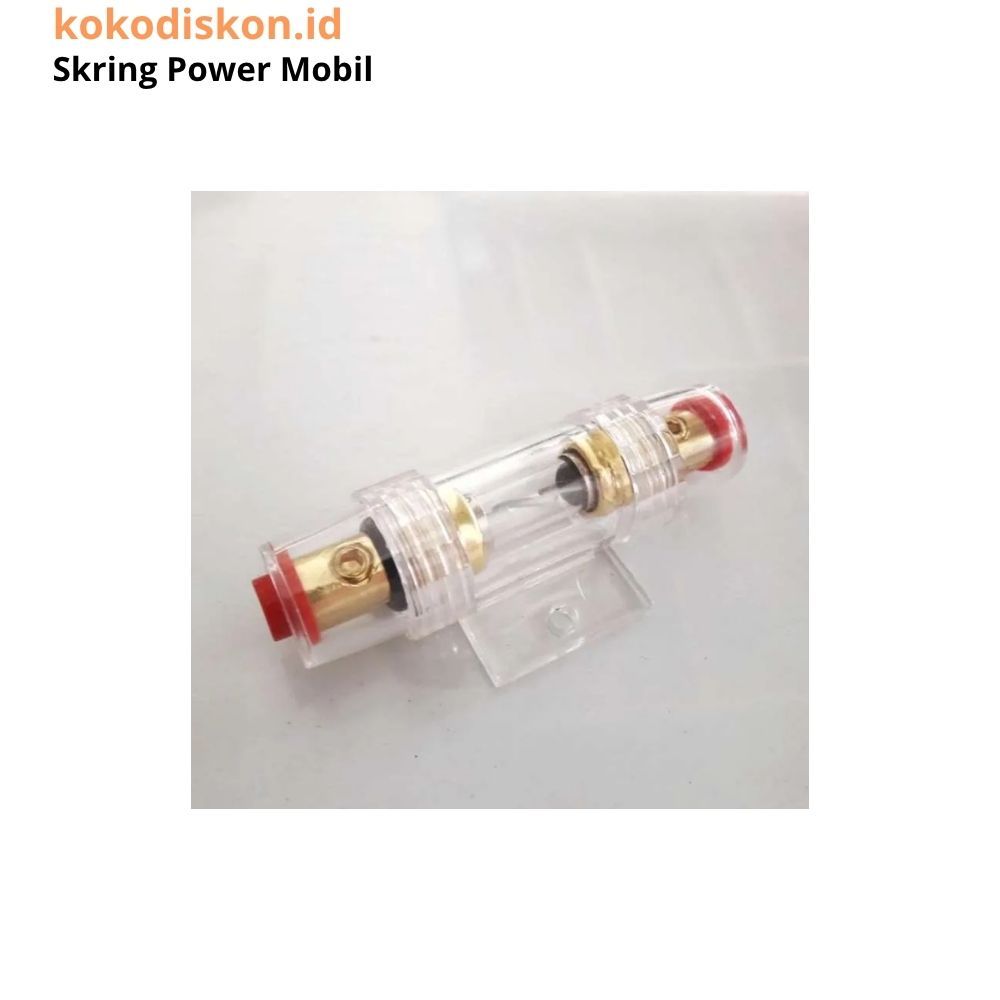 Sekring Power Mobil Audio | Fuse Holder Inline | Pelindung Arus Pendek Sistem Kelistrikan Mobil