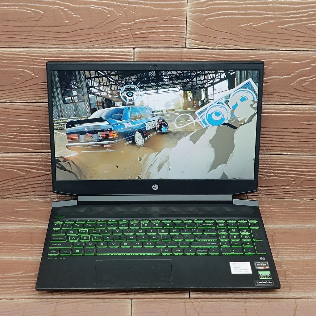 Laptop HP Pavilion Gaming 15-ec2010AX AMD RYZEN 5-5600H RAM 16GB SSD 512GB RTX 3050 144Hz
