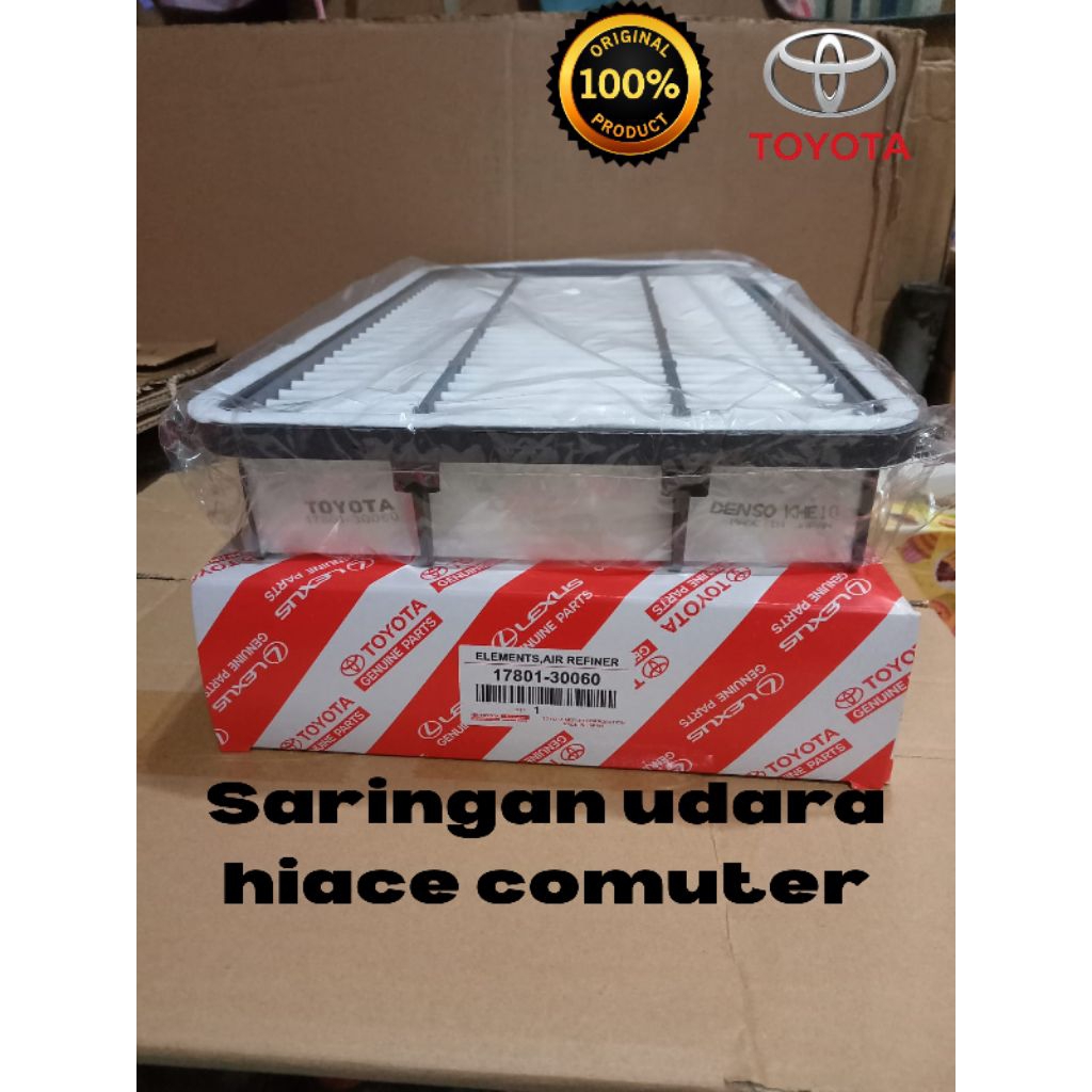 saringan udara hiace commuter original toyota 17801-30060