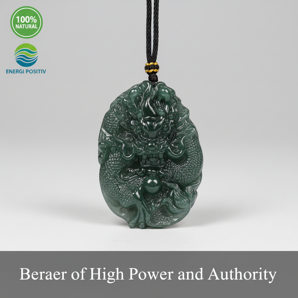 KALUNG GIOK BURMA FEICUI JADEITE JADE BURMA GR A BATU GIOK HQ MODEL NAGA / Kalung Giok