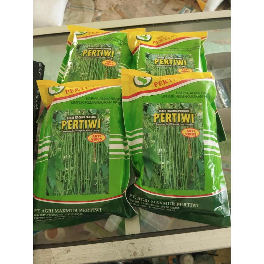 benih kacang panjang pertiwi 500gr (exp.09.04. 2026) . PERTIWI | Benih Kacang Panjang | 500 Gram .be