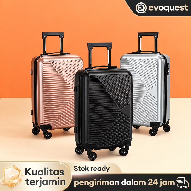 EvoQuest Koper 20/24 Inch Kabin Bagasi Koper Koper Kabin Hardcase Ringan Bagasi Koper Travel