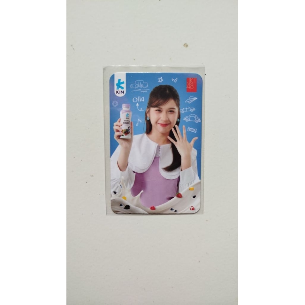 Photocard OLLA JKT48 Official Kin Yogurt x JKT48 Hologram (BIASA)