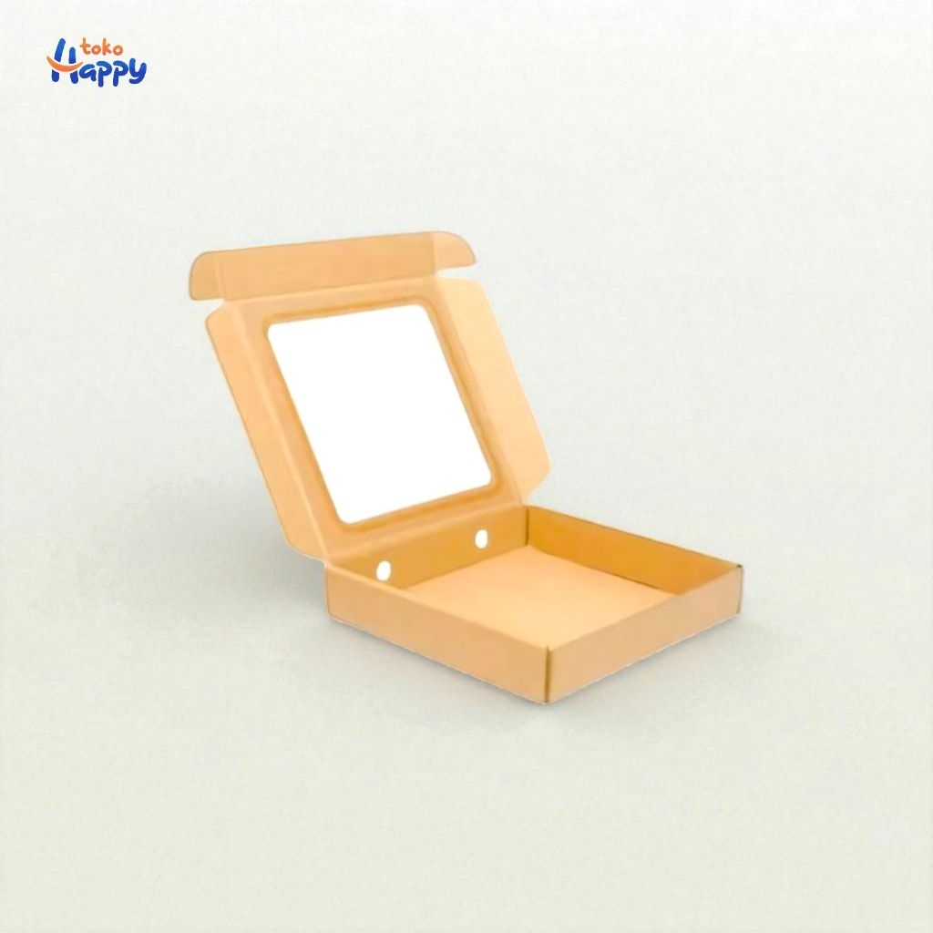 BOX KARTON BROWNIES / PIZZA 20X20X5 / 22x22x5 / 25x25x5 WINDOW