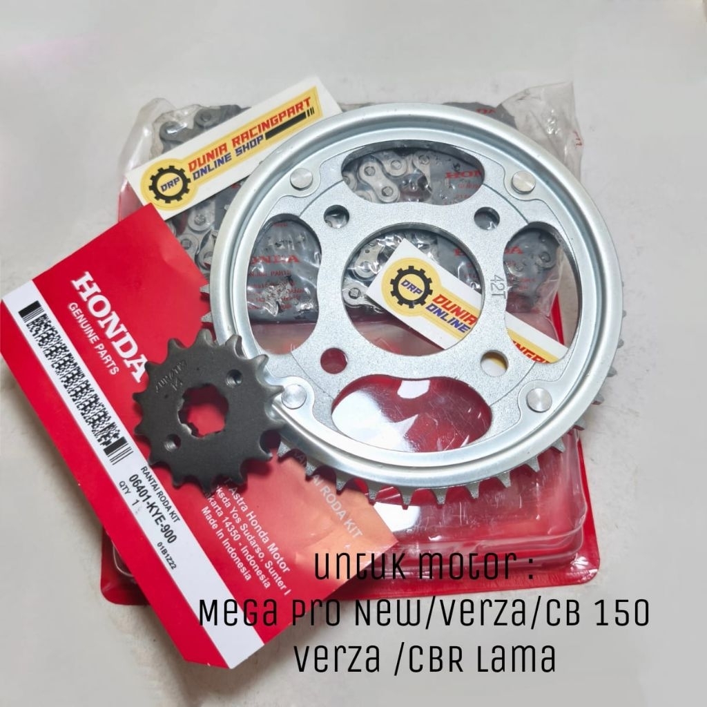 Gear Set Megapro New Megapro Monoshock Verza Kye