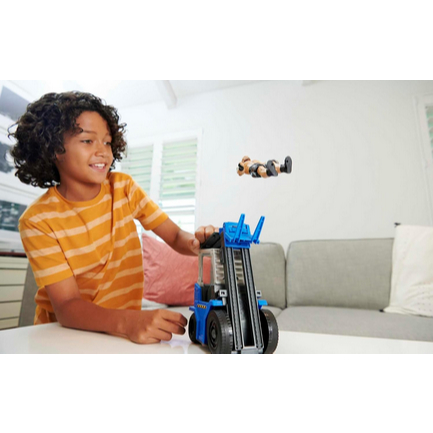 Mattel WWE Wrekkin' Slam & Stack Forklift & Action Figure Playset with Toy Vehicle & Brock Lesnar 6-