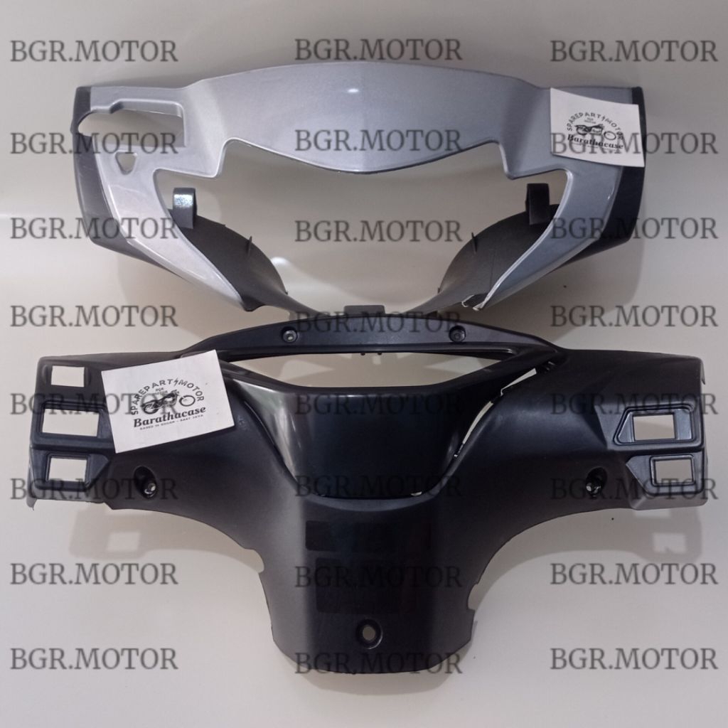 batok depan belakang supra x 125 lama silver