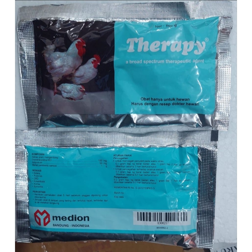 THERAPY (Antibiotik Spektrum Luas Untuk Unggas)