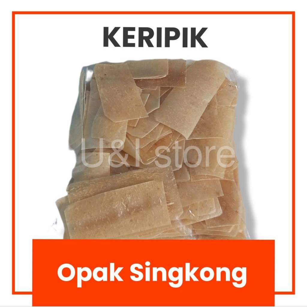 Keripik Opak Singkong/Opak Singkong mentah