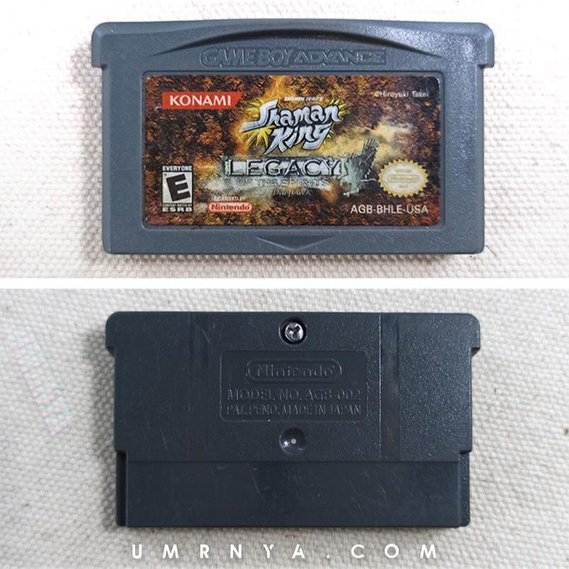 Kaset Shaman King Legacy of the Spirits Nintendo Gameboy GBA GBM SP DS