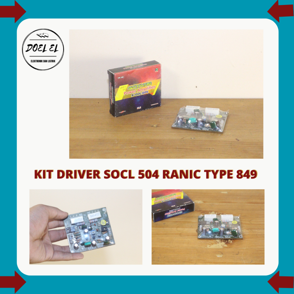 KIT DRIVER POWER S-OCL 504 TR SANKEN BELUM FINAL RANIC 849