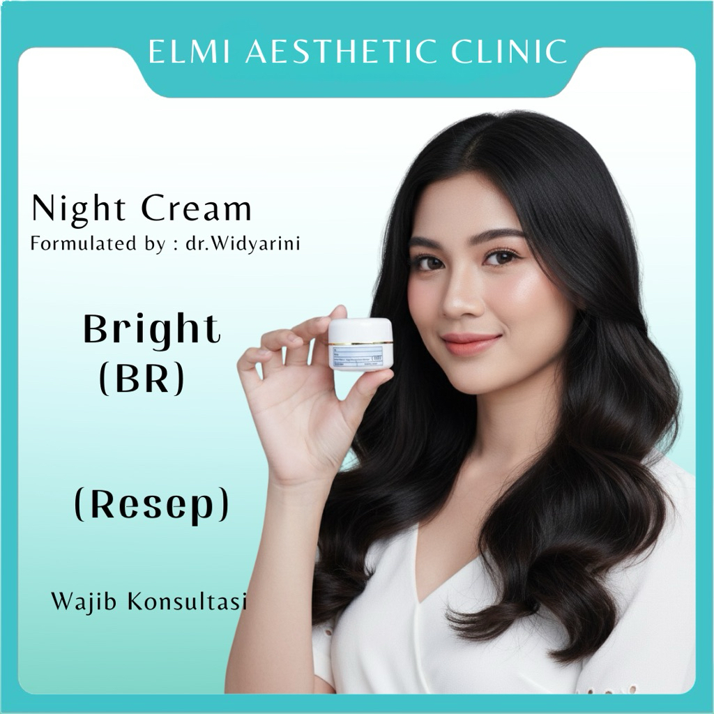 BEST SELLER‼️DR.WIDYARINI BRIGHT (BR) NIGHT CREAM WHITENING