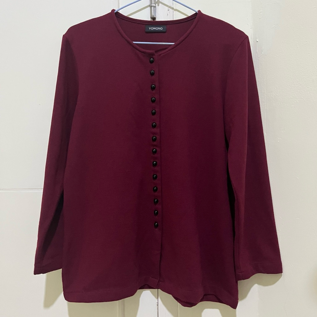 YOMONO - Versitile Cardy Basic Wanita (Rib Knit)