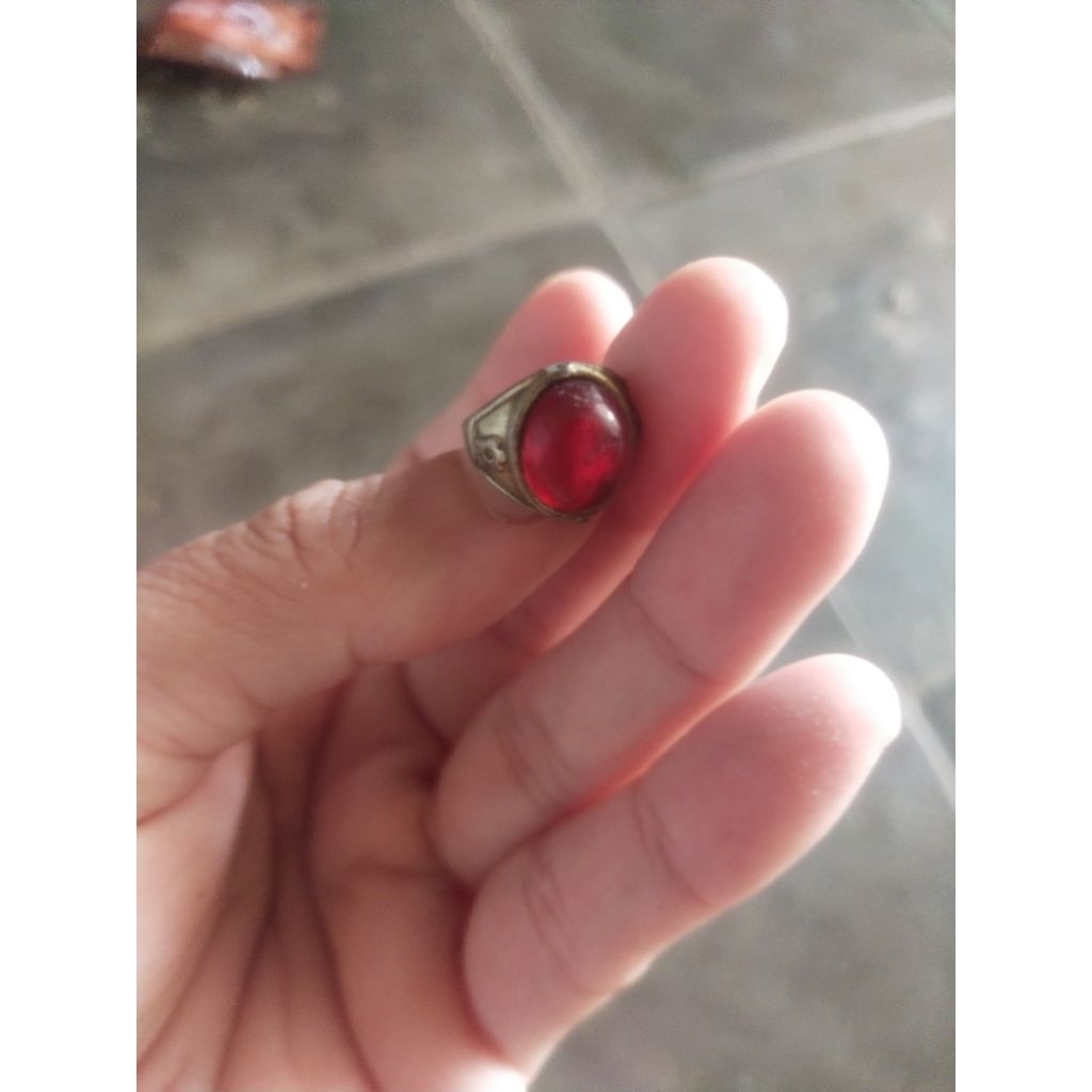 cincin akik merah siem