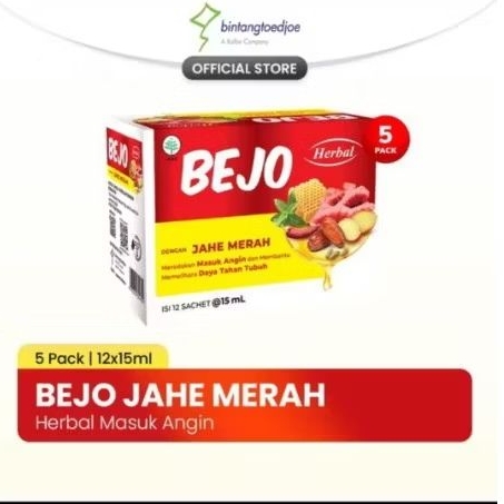 Bejo jahe merah 5 box