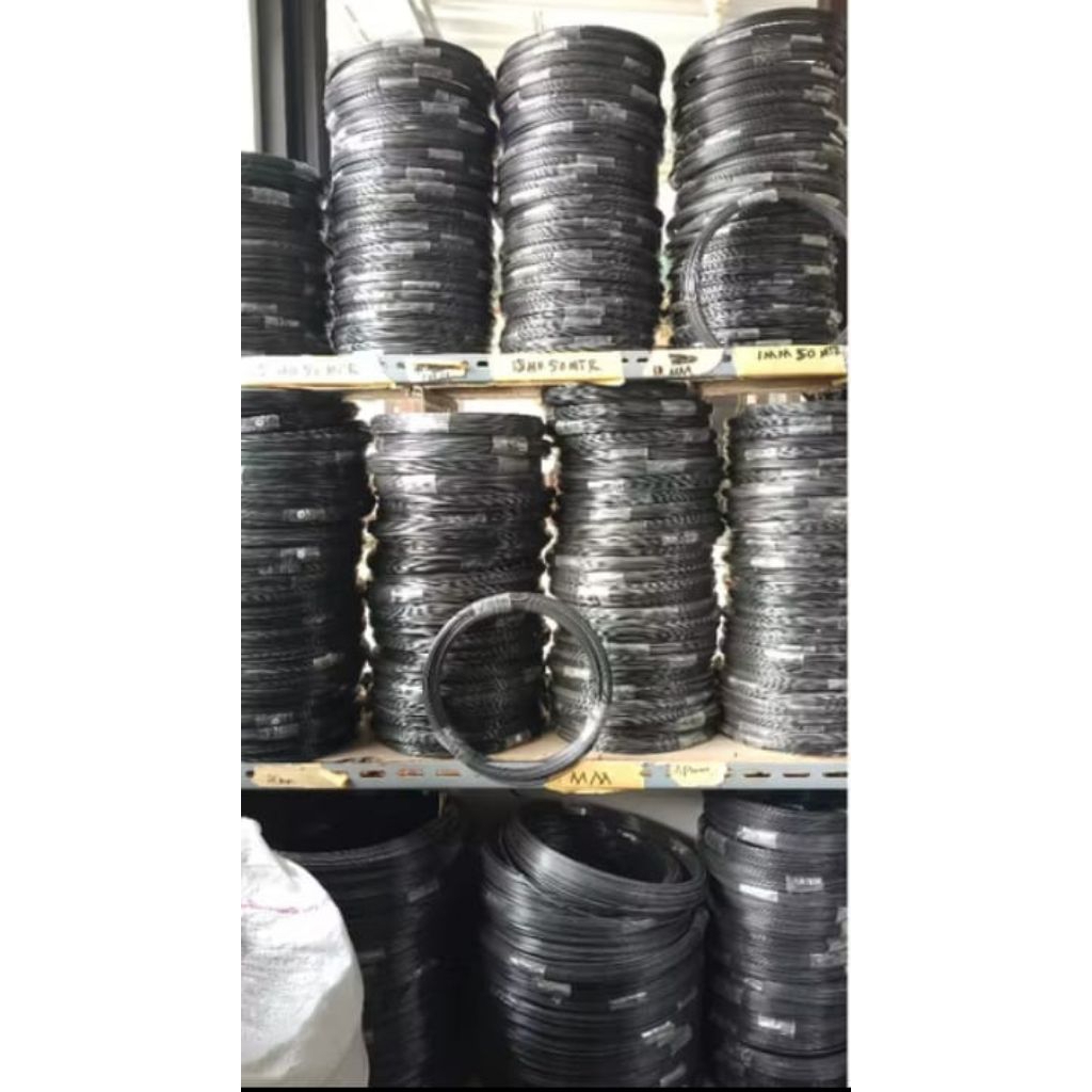 jeruji fiber berkualitas warna hitam 1,8mm 5mtr sampai 10mtr