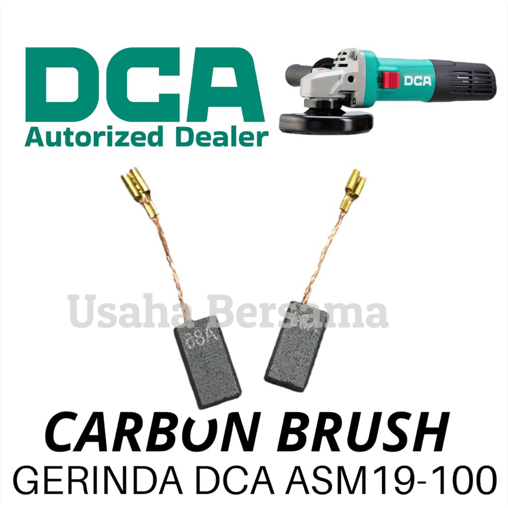 DCA CARBON BRUSH GERINDA ASM19-100 BROSTEL DCA GERINDA ASM 19 100 ARANH GERINDA DCA