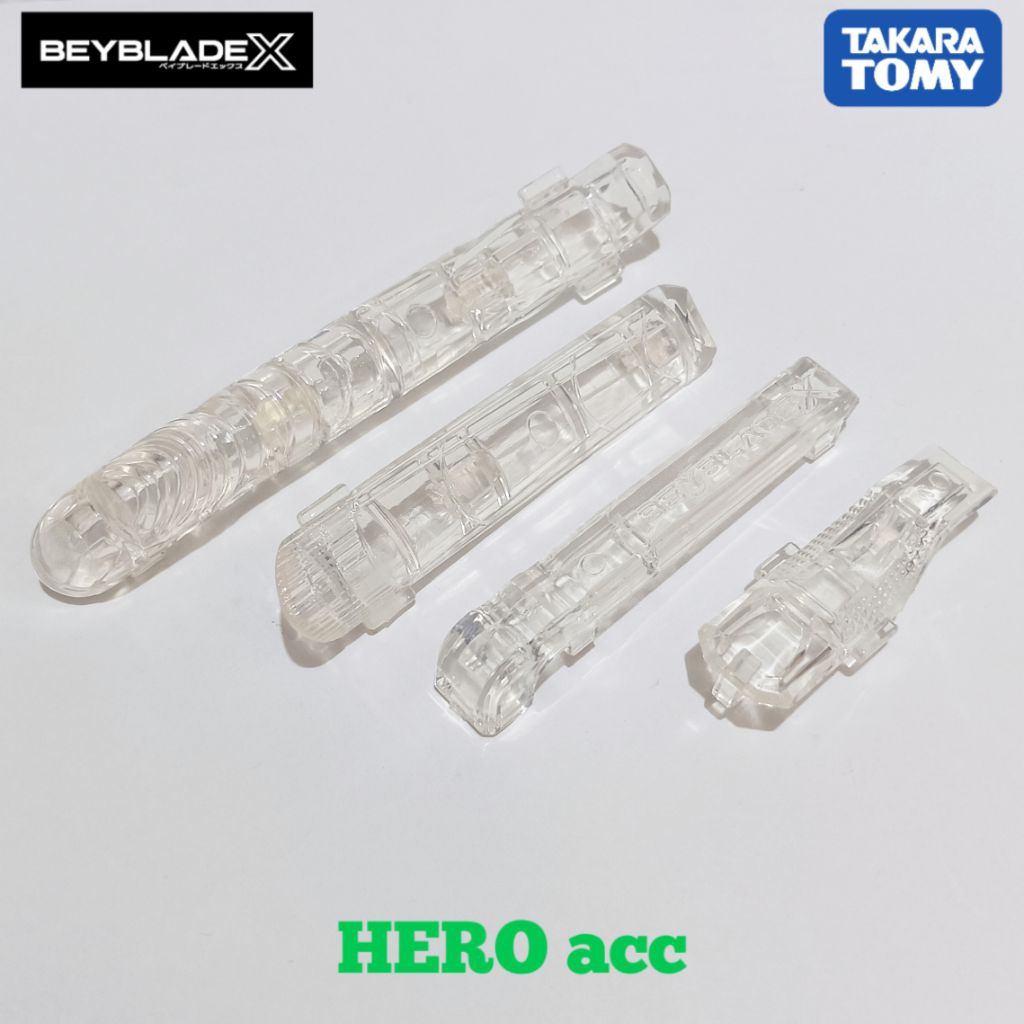 Beyblade X Rubber Grip Accesoris For Grip Launcher ( Clear ver.)Original TAKARA TOMY