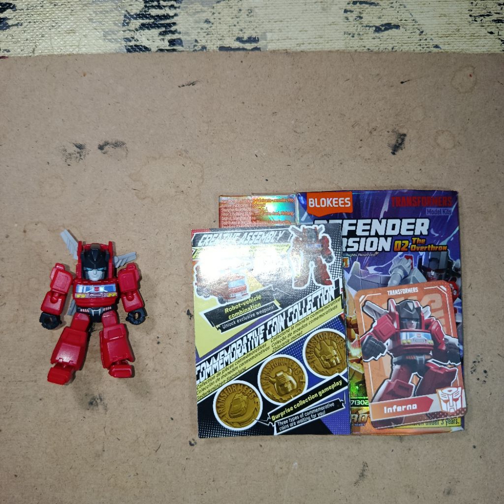 Blokees Transformers Galaxy Version Defender GVD 02 Inferno Transformers G1