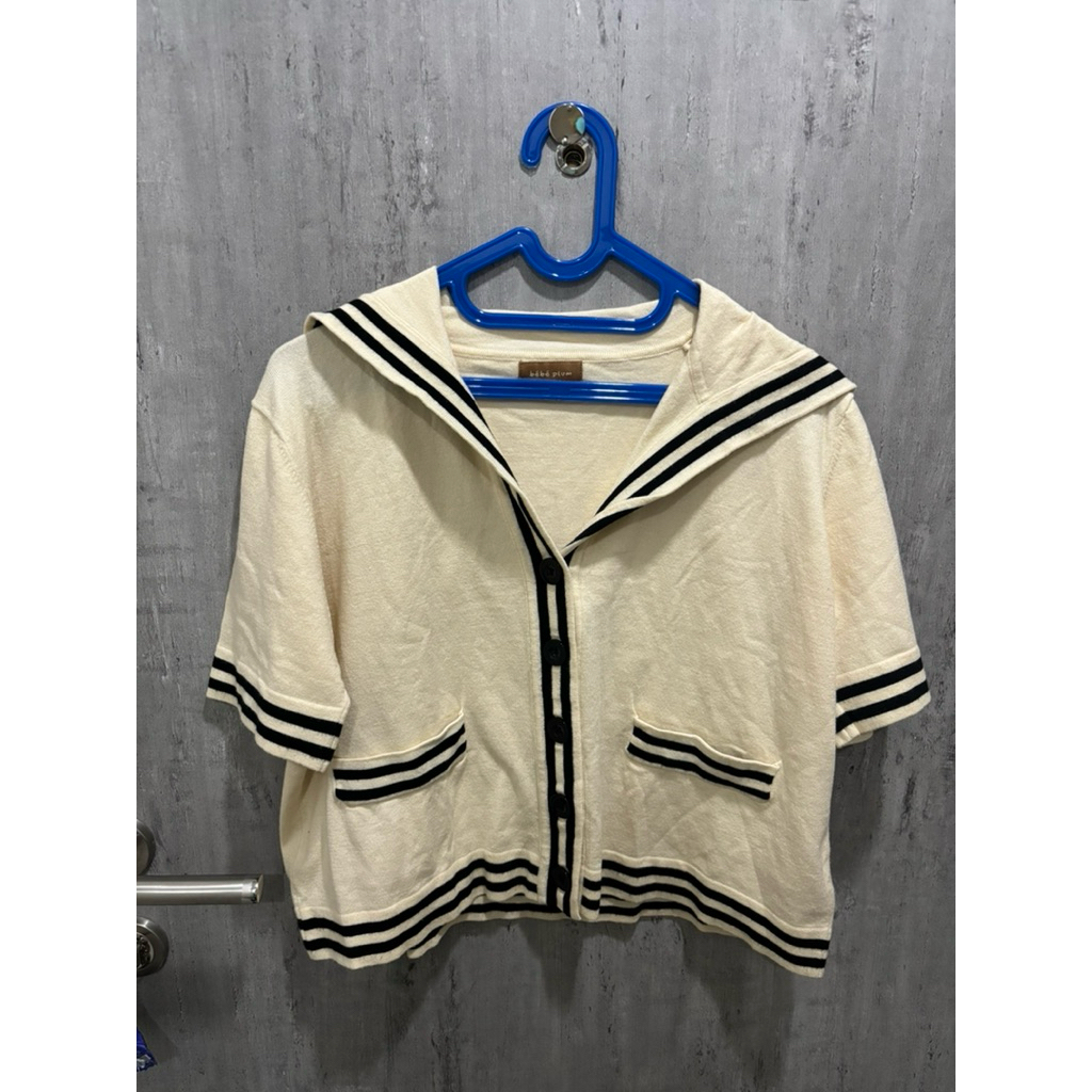 SALE JUAL MURAH BEBEPLUM HARAJUKU SAILOR TOP MOCHI PREMIUM COMFY OUTER TOP PRELOVED PINTEREST OUTFIT
