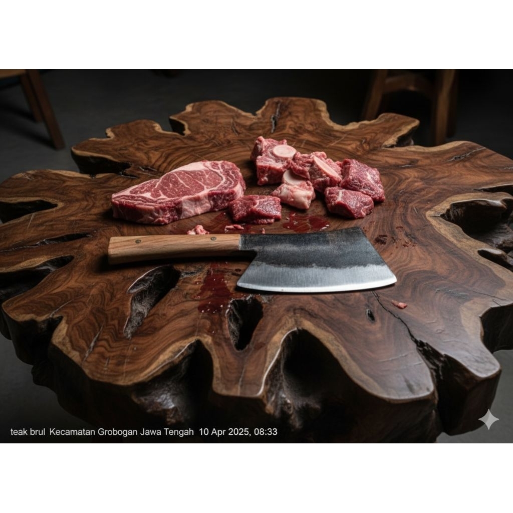 kapak fulltang potong daging dan tulang