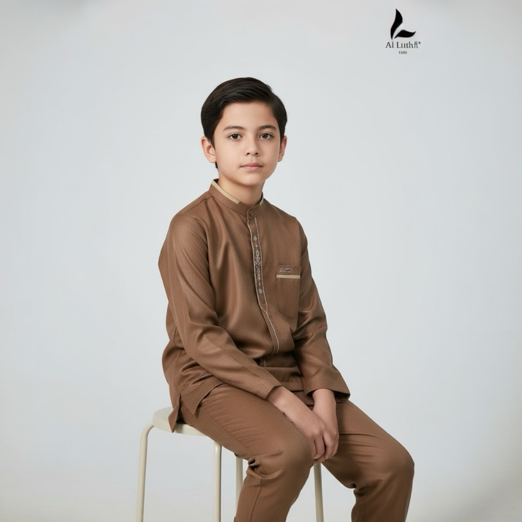 AL LUTHFI - SETELAN BAJU KOKO ANAK | SET BAJU KOKO Anak | Al-Luthfi Muslim Wear