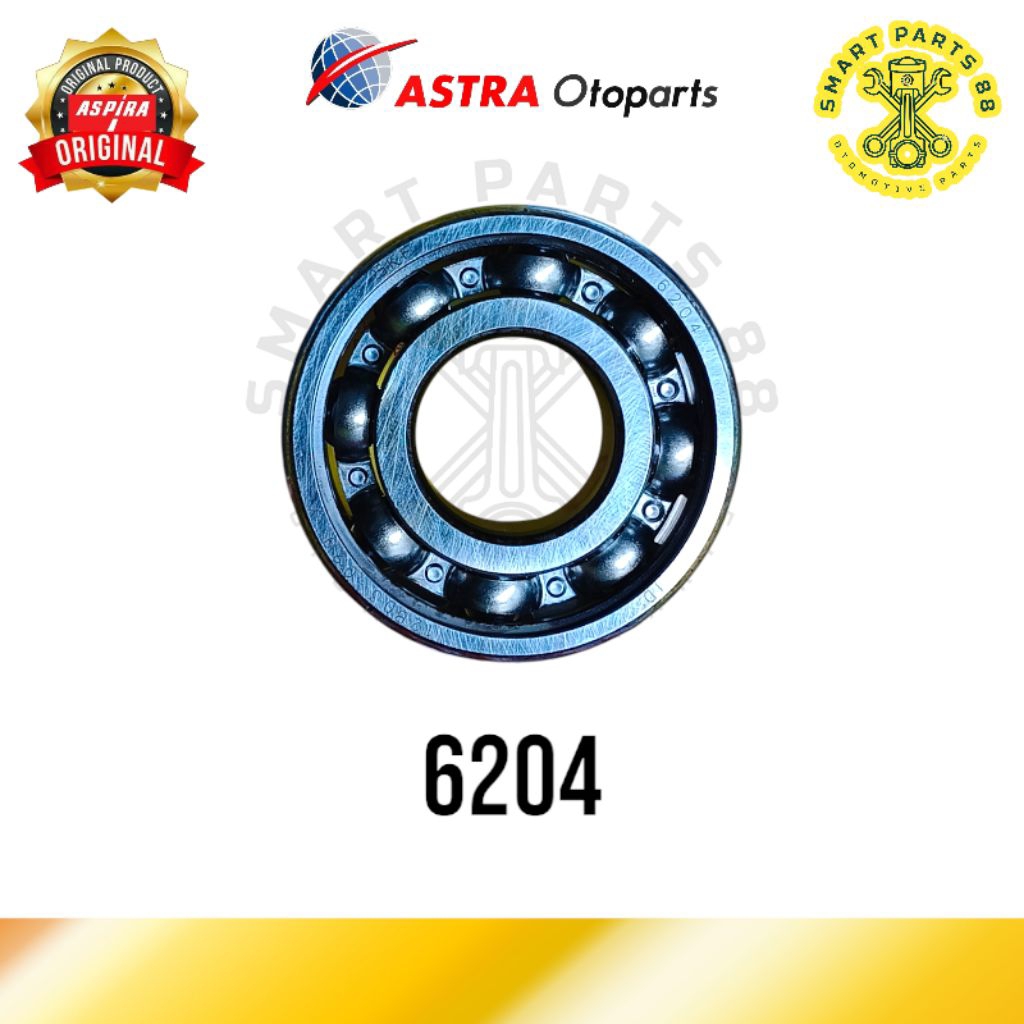 BEARING BERING 6204 ORIGINAL ASPIRW SKF, LAHER 6204